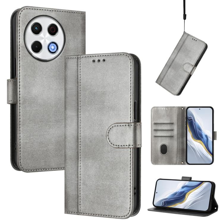 Line Splicing Buckle Retro Leather Phone Case, For Tecno Camon 50 Pro 4G, For Tecno Camon 50 4G, For Tecno Spark Slim 5G, For Tecno Pop 10 / Infinix Smart 10 4G, For Tecno Spark Go 1S / Go 2025, For Tecno Camon 40 Pro 4G, For Tecno Camon 40 Premier    ...