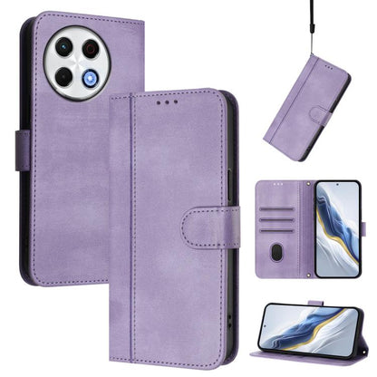 Line Splicing Buckle Retro Leather Phone Case, For Tecno Camon 50 Pro 4G, For Tecno Camon 50 4G, For Tecno Spark Slim 5G, For Tecno Pop 10 / Infinix Smart 10 4G, For Tecno Spark Go 1S / Go 2025, For Tecno Camon 40 Pro 4G, For Tecno Camon 40 Premier    ...