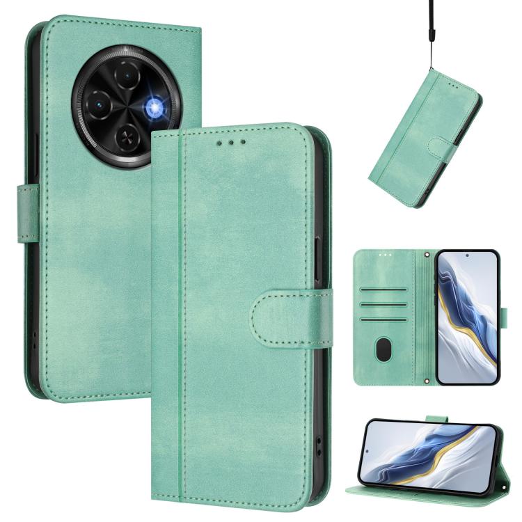 Line Splicing Buckle Retro Leather Phone Case, For Tecno Spark 30 4G, For Tecno Spark Go 5G 2025 / Infinix Hot 60i, For Tecno Spark 30C 4G, For Tecno Spark 20 Pro 5G, For Tecno Pop 6C, For Tecno Spark 10 Pro Magic Magenta, For Tecno Pova 6 4G          ...