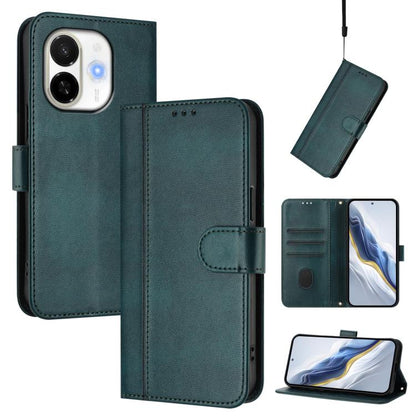 Line Splicing Buckle Retro Leather Phone Case, For Tecno Camon 50 Pro 4G, For Tecno Camon 50 4G, For Tecno Spark Slim 5G, For Tecno Pop 10 / Infinix Smart 10 4G, For Tecno Spark Go 1S / Go 2025, For Tecno Camon 40 Pro 4G, For Tecno Camon 40 Premier    ...
