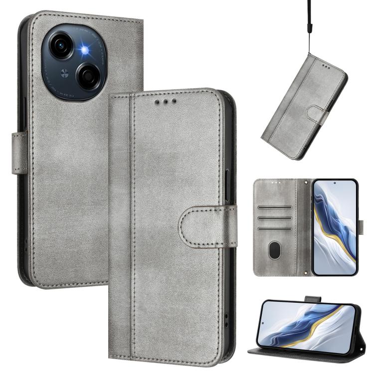 Line Splicing Buckle Retro Leather Phone Case, For Tecno Camon 50 Pro 4G, For Tecno Camon 50 4G, For Tecno Spark Slim 5G, For Tecno Pop 10 / Infinix Smart 10 4G, For Tecno Spark Go 1S / Go 2025, For Tecno Camon 40 Pro 4G, For Tecno Camon 40 Premier    ...