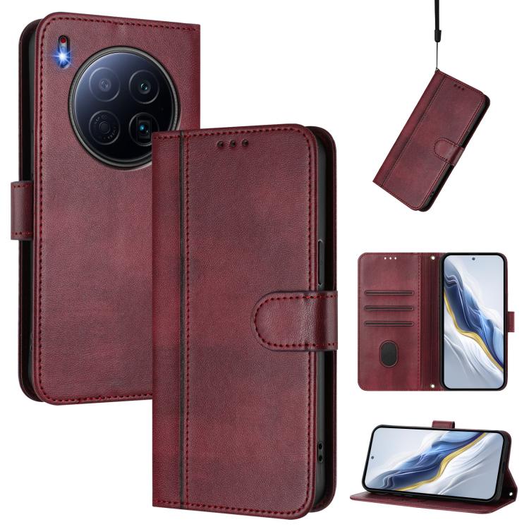Line Splicing Buckle Retro Leather Phone Case, For Tecno Camon 50 Pro 4G, For Tecno Camon 50 4G, For Tecno Spark Slim 5G, For Tecno Pop 10 / Infinix Smart 10 4G, For Tecno Spark Go 1S / Go 2025, For Tecno Camon 40 Pro 4G, For Tecno Camon 40 Premier    ...