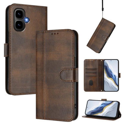 Line Splicing Buckle Retro Leather Phone Case, For Tecno Camon 50 Pro 4G, For Tecno Camon 50 4G, For Tecno Spark Slim 5G, For Tecno Pop 10 / Infinix Smart 10 4G, For Tecno Spark Go 1S / Go 2025, For Tecno Camon 40 Pro 4G, For Tecno Camon 40 Premier    ...