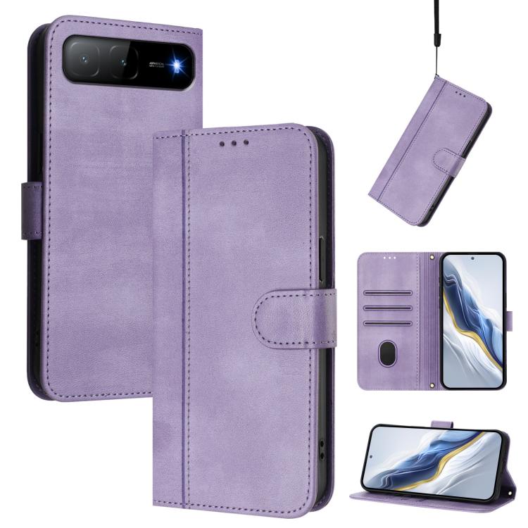 Line Splicing Buckle Retro Leather Phone Case, For Tecno Spark 30 4G, For Tecno Spark Go 5G 2025 / Infinix Hot 60i, For Tecno Spark 30C 4G, For Tecno Spark 20 Pro 5G, For Tecno Pop 6C, For Tecno Spark 10 Pro Magic Magenta, For Tecno Pova 6 4G          ...