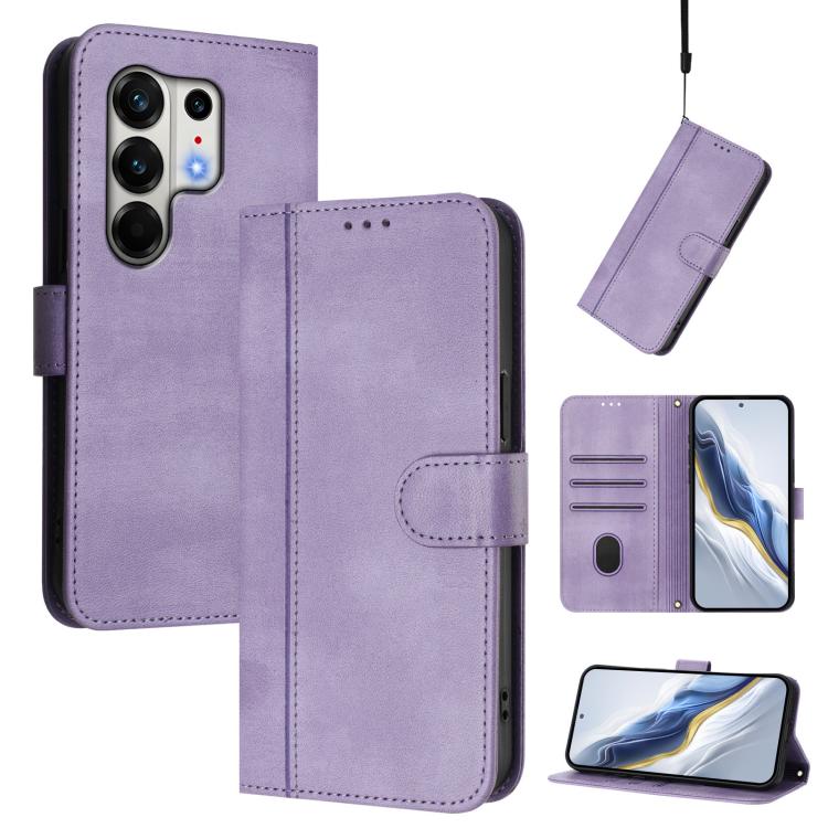 Line Splicing Buckle Retro Leather Phone Case, For Tecno Camon 50 Pro 4G, For Tecno Camon 50 4G, For Tecno Spark Slim 5G, For Tecno Pop 10 / Infinix Smart 10 4G, For Tecno Spark Go 1S / Go 2025, For Tecno Camon 40 Pro 4G, For Tecno Camon 40 Premier    ...