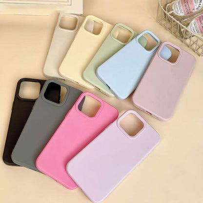 Dopamine Simple Imitation Liquid Silicone Phone Case, For iPhone 14, For iPhone 14 Pro, For iPhone 14 Pro Max, For iPhone 13 Pro Max, For iPhone 13 Pro, For iPhone 13, For iPhone 12