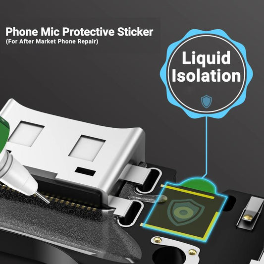 Autocollant de protection pour microphone de téléphone 2UUL DA32 500 en 1, DA32