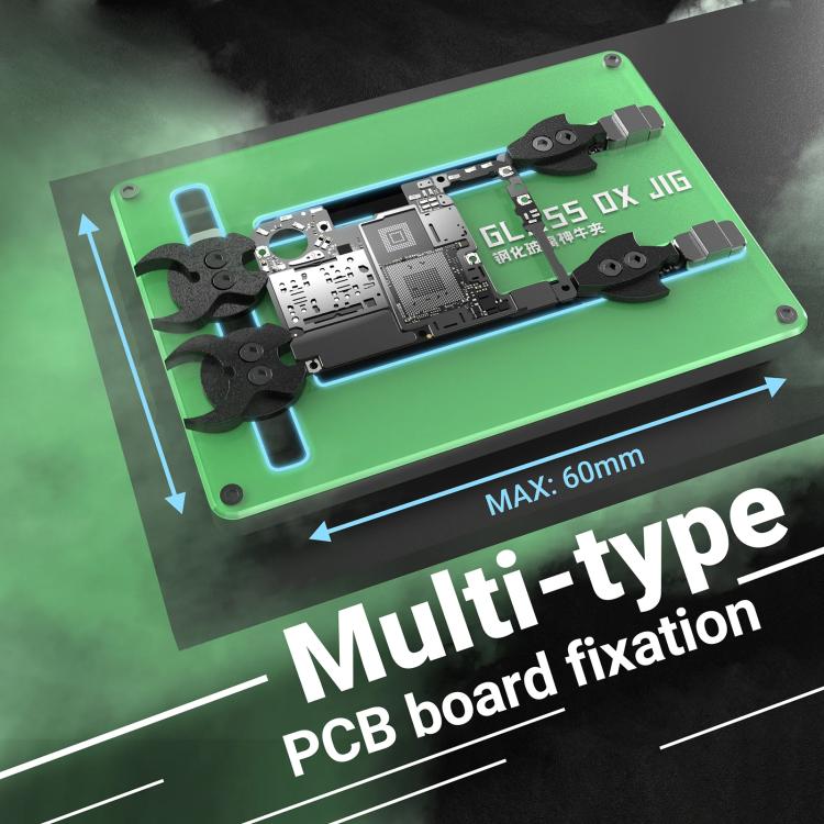 2UUL BH21 GLASS OX JIG Universal Phone PCB Motherboard Glass Fixture, BH21