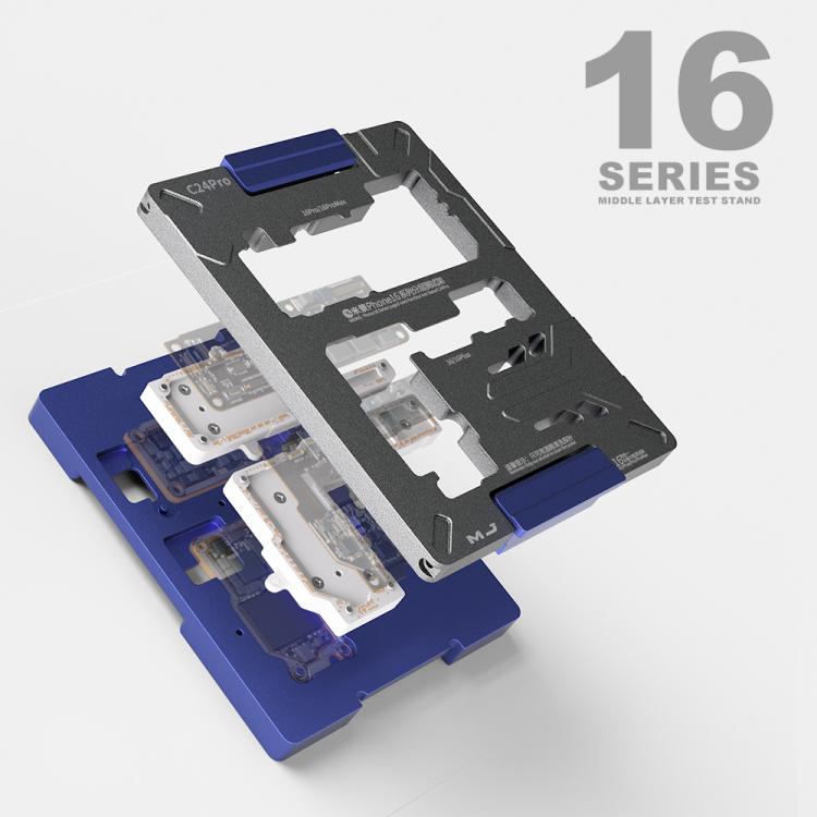 Mijing C24 Pro Motherboard Layered Testing Fixture for iPhone 16 Series, Mijing C24 Pro