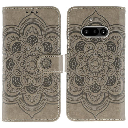 Sun Mandala Embossing Pattern Phone Leather Case, For Nothing CMF Phone 2 Pro, For Nothing Phone 3a, For Nothing Phone 3a Pro, For Nothing CMF Phone 1