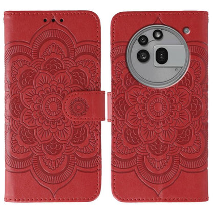 Sun Mandala Embossing Pattern Phone Leather Case, For Nothing CMF Phone 2 Pro, For Nothing Phone 3a, For Nothing Phone 3a Pro, For Nothing CMF Phone 1