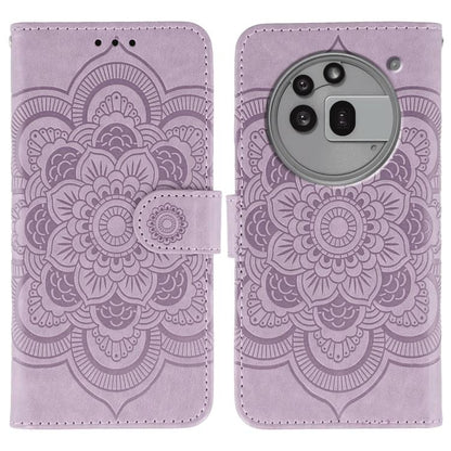 Sun Mandala Embossing Pattern Phone Leather Case, For Nothing CMF Phone 2 Pro, For Nothing Phone 3a, For Nothing Phone 3a Pro, For Nothing CMF Phone 1