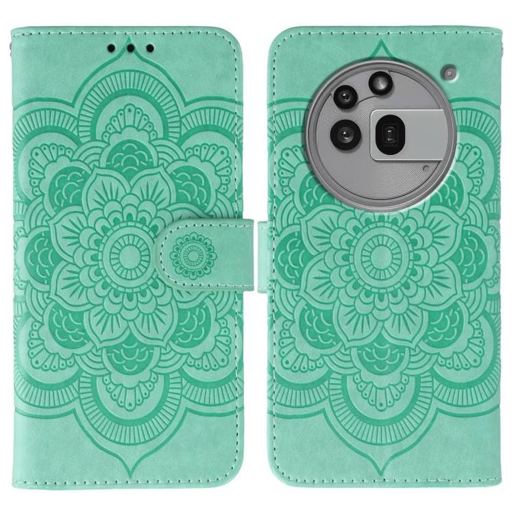 Sun Mandala Embossing Pattern Phone Leather Case, For Nothing CMF Phone 2 Pro, For Nothing Phone 3a, For Nothing Phone 3a Pro, For Nothing CMF Phone 1