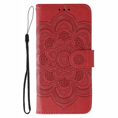 Sun Mandala Embossing Pattern Phone Leather Case, For Nothing CMF Phone 2 Pro, For Nothing Phone 3a, For Nothing Phone 3a Pro, For Nothing CMF Phone 1