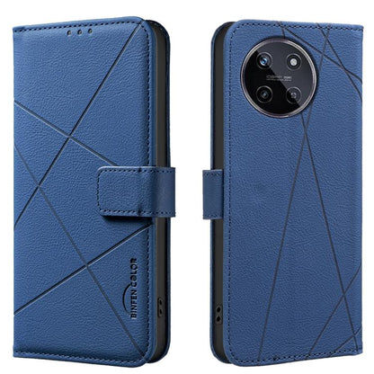 Geometric Pattern RFID Leather Phone Case