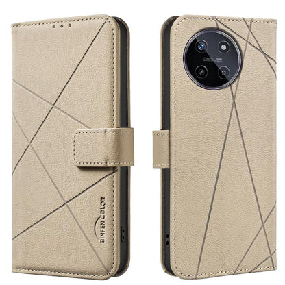 Geometric Pattern RFID Leather Phone Case