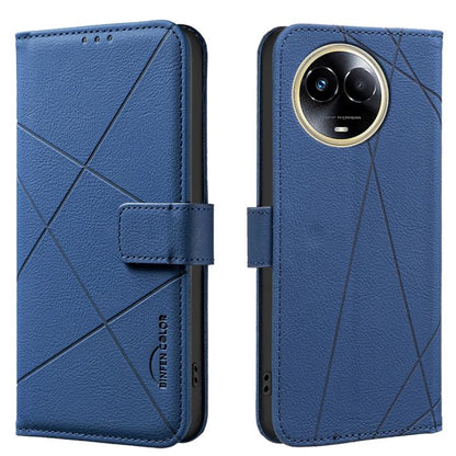 Geometric Pattern RFID Leather Phone Case