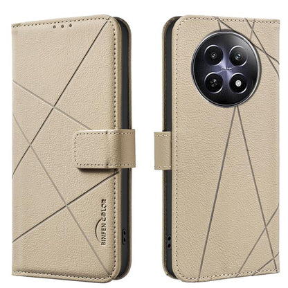 Geometric Pattern RFID Leather Phone Case