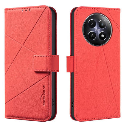 Geometric Pattern RFID Leather Phone Case