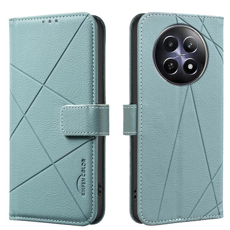 Geometric Pattern RFID Leather Phone Case