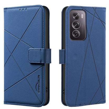 Geometric Pattern RFID Leather Phone Case