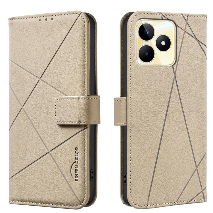 Geometric Pattern RFID Leather Phone Case