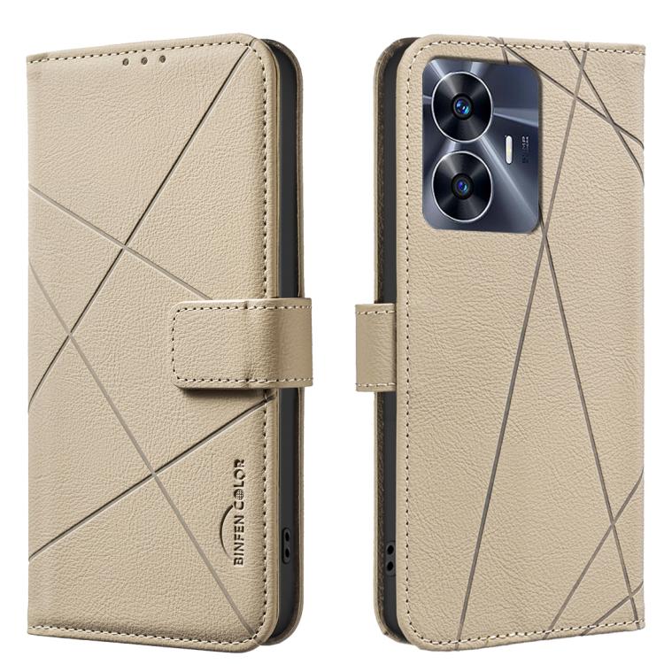 Geometric Pattern RFID Leather Phone Case