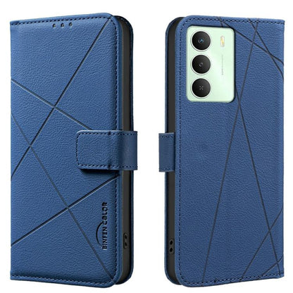 Geometric Pattern RFID Leather Phone Case