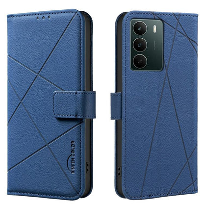 Geometric Pattern RFID Leather Phone Case