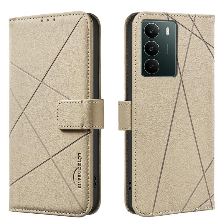 Geometric Pattern RFID Leather Phone Case