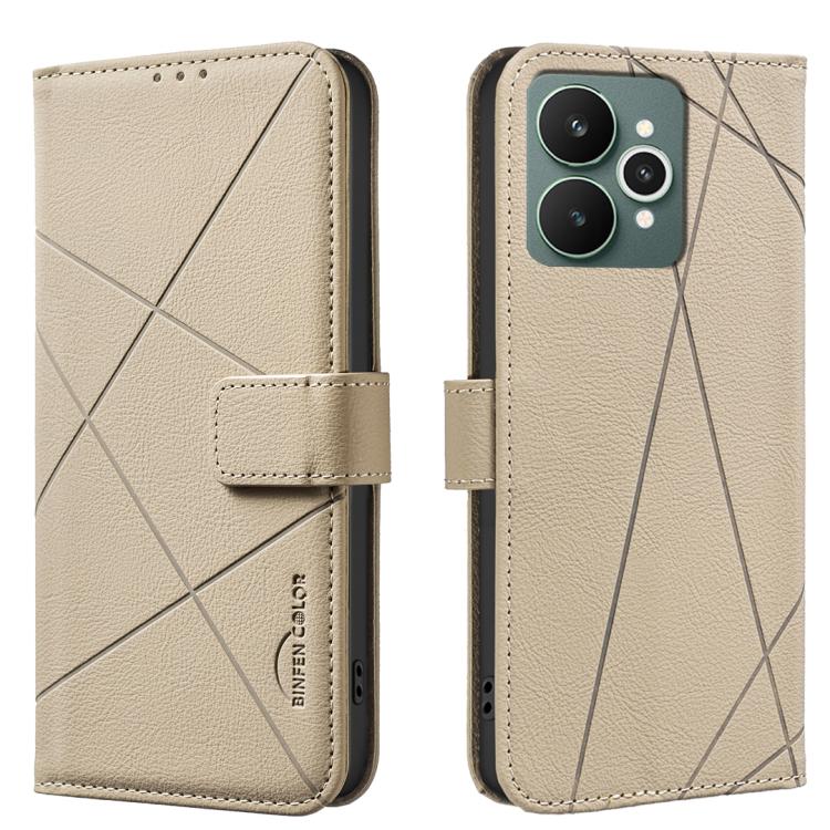 Geometric Pattern RFID Leather Phone Case