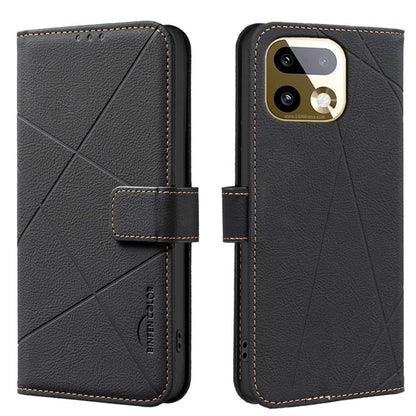 Geometric Pattern RFID Leather Phone Case, For Realme 16T 5G, For Realme 16 5G, For Realme 16 Pro+ 5G, For Realme 16 Pro 5G, For Realme 15 Pro 5G, For Realme 15 5G, For Realme C71 4G Global, For Realme 14x 5G, For Realme C75 4G, For Realme 12 5G Global...