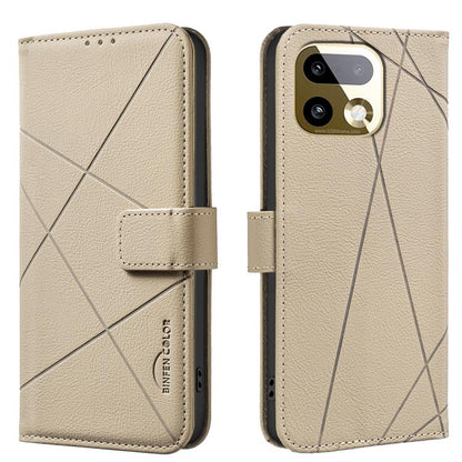Geometric Pattern RFID Leather Phone Case, For Realme 16T 5G, For Realme 16 5G, For Realme 16 Pro+ 5G, For Realme 16 Pro 5G, For Realme 15 Pro 5G, For Realme 15 5G, For Realme C71 4G Global, For Realme 14x 5G, For Realme C75 4G, For Realme 12 5G Global...