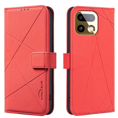 Geometric Pattern RFID Leather Phone Case, For Realme 16T 5G, For Realme 16 5G, For Realme 16 Pro+ 5G, For Realme 16 Pro 5G, For Realme 15 Pro 5G, For Realme 15 5G, For Realme C71 4G Global, For Realme 14x 5G, For Realme C75 4G, For Realme 12 5G Global...