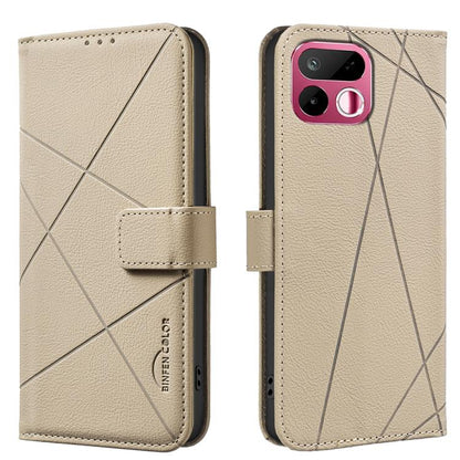 Geometric Pattern RFID Leather Phone Case, For Realme 16T 5G, For Realme 16 5G, For Realme 16 Pro+ 5G, For Realme 16 Pro 5G, For Realme 15 Pro 5G, For Realme 15 5G, For Realme C71 4G Global, For Realme 14x 5G, For Realme C75 4G, For Realme 12 5G Global...