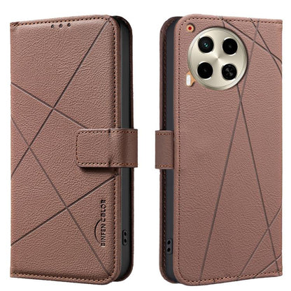 Geometric Pattern RFID Leather Phone Case, For Tecno Camon 30 4G / 30 5G, For Tecno Spark 20 Pro+, For Tecno Spark 20 Pro, For Tecno Spark GO 2024 / 20C / Pop 8, For Tecno Spark 20