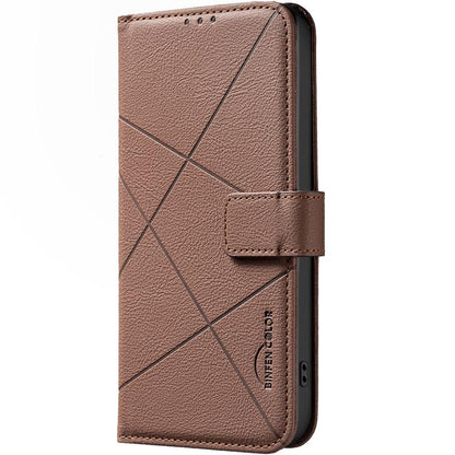 Geometric Pattern RFID Leather Phone Case, For Tecno Camon 30 4G / 30 5G, For Tecno Spark 20 Pro+, For Tecno Spark 20 Pro, For Tecno Spark GO 2024 / 20C / Pop 8, For Tecno Spark 20