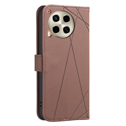 Geometric Pattern RFID Leather Phone Case, For Tecno Camon 30 4G / 30 5G, For Tecno Spark 20 Pro+, For Tecno Spark 20 Pro, For Tecno Spark GO 2024 / 20C / Pop 8, For Tecno Spark 20