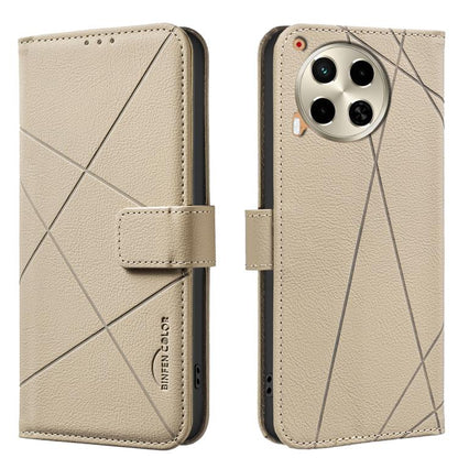 Geometric Pattern RFID Leather Phone Case, For Tecno Camon 30 4G / 30 5G, For Tecno Spark 20 Pro+, For Tecno Spark 20 Pro, For Tecno Spark GO 2024 / 20C / Pop 8, For Tecno Spark 20