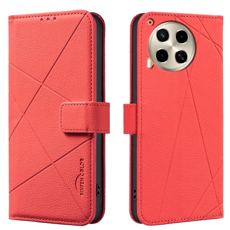 Geometric Pattern RFID Leather Phone Case, For Tecno Camon 30 4G / 30 5G, For Tecno Spark 20 Pro+, For Tecno Spark 20 Pro, For Tecno Spark GO 2024 / 20C / Pop 8, For Tecno Spark 20