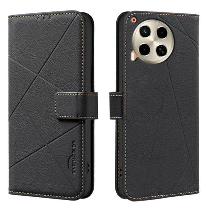 Geometric Pattern RFID Leather Phone Case, For Tecno Camon 30 4G / 30 5G, For Tecno Spark 20 Pro+, For Tecno Spark 20 Pro, For Tecno Spark GO 2024 / 20C / Pop 8, For Tecno Spark 20
