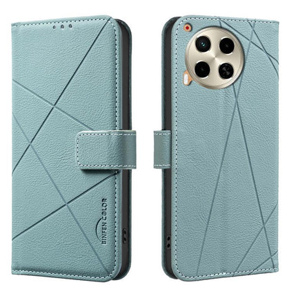 Geometric Pattern RFID Leather Phone Case, For Tecno Camon 30 4G / 30 5G, For Tecno Spark 20 Pro+, For Tecno Spark 20 Pro, For Tecno Spark GO 2024 / 20C / Pop 8, For Tecno Spark 20