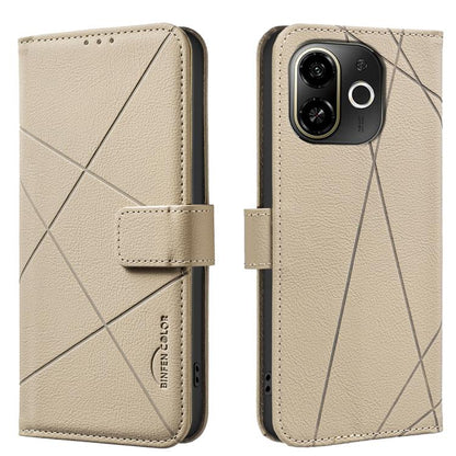 Geometric Pattern RFID Leather Phone Case, For Tecno Spark 50 5G, For Tecno Pova Curve 2 5G, For Tecno Spark 50 4G, For Tecno Camon 50 Pro 4G, For Tecno Camon 50 4G, For Tecno Spark Go 3, For Tecno Pova 7 Pro 5G, For Tecno Spark 40 Pro 4G              ...