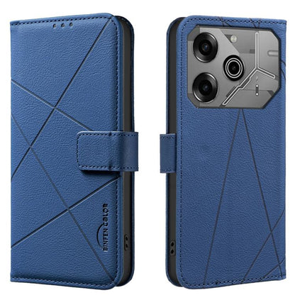 Geometric Pattern RFID Leather Phone Case, For Tecno Spark 50 5G, For Tecno Pova Curve 2 5G, For Tecno Spark 50 4G, For Tecno Camon 50 Pro 4G, For Tecno Camon 50 4G, For Tecno Spark Go 3, For Tecno Pova 7 Pro 5G, For Tecno Spark 40 Pro 4G              ...