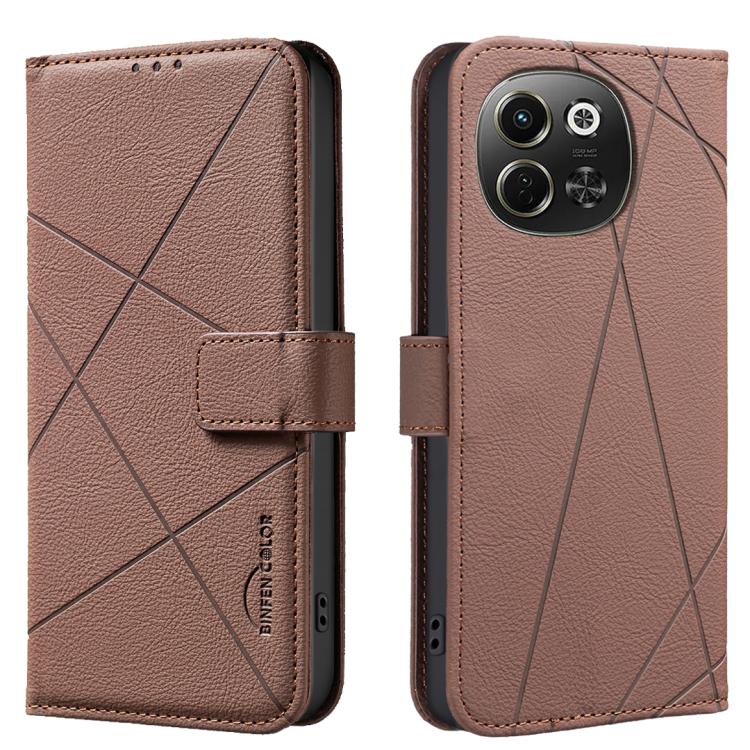 Geometric Pattern RFID Leather Phone Case, For Tecno Spark 50 5G, For Tecno Pova Curve 2 5G, For Tecno Spark 50 4G, For Tecno Camon 50 Pro 4G, For Tecno Camon 50 4G, For Tecno Spark Go 3, For Tecno Pova 7 Pro 5G, For Tecno Spark 40 Pro 4G              ...