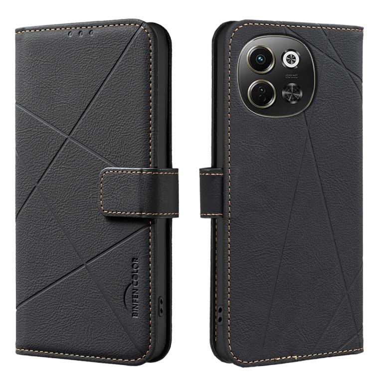 Geometric Pattern RFID Leather Phone Case, For Tecno Spark 50 5G, For Tecno Pova Curve 2 5G, For Tecno Spark 50 4G, For Tecno Camon 50 Pro 4G, For Tecno Camon 50 4G, For Tecno Spark Go 3, For Tecno Pova 7 Pro 5G, For Tecno Spark 40 Pro 4G              ...