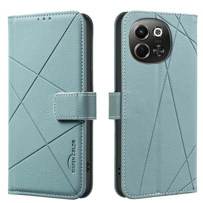Geometric Pattern RFID Leather Phone Case, For Tecno Spark 50 5G, For Tecno Pova Curve 2 5G, For Tecno Spark 50 4G, For Tecno Camon 50 Pro 4G, For Tecno Camon 50 4G, For Tecno Spark Go 3, For Tecno Pova 7 Pro 5G, For Tecno Spark 40 Pro 4G              ...