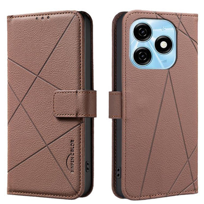 Geometric Pattern RFID Leather Phone Case, For Tecno Camon 30 4G / 30 5G, For Tecno Spark 20 Pro+, For Tecno Spark 20 Pro, For Tecno Spark GO 2024 / 20C / Pop 8, For Tecno Spark 20
