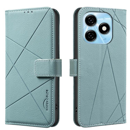Geometric Pattern RFID Leather Phone Case, For Tecno Camon 30 4G / 30 5G, For Tecno Spark 20 Pro+, For Tecno Spark 20 Pro, For Tecno Spark GO 2024 / 20C / Pop 8, For Tecno Spark 20