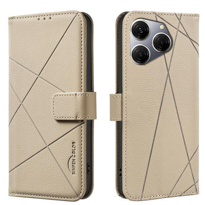Geometric Pattern RFID Leather Phone Case, For Tecno Camon 30 4G / 30 5G, For Tecno Spark 20 Pro+, For Tecno Spark 20 Pro, For Tecno Spark GO 2024 / 20C / Pop 8, For Tecno Spark 20